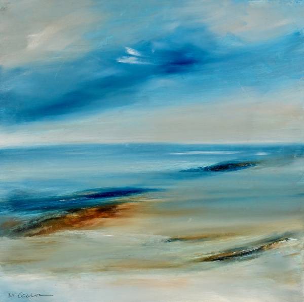 - Oil on Board, Painting by Maggie Cochran, measuring 30 x 30 cm (H x W) framed at 36 x 36 cm £395